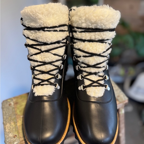 ✨Bernardo Shearling Hiker Boots Women’s 11 — Anthropologie Nordy’s Winter Boots✨ - Picture 6 of 10